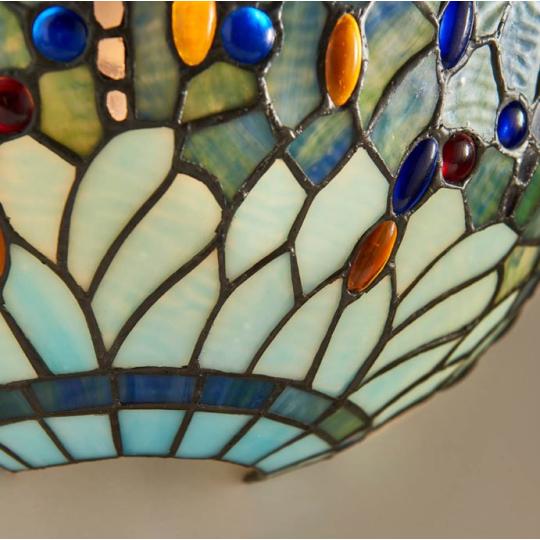 elegans klasszikus kezmuves idotallo  premium meghitt harmonikus egyedi  handmade nosztalgikus stilusos tiffany  mintas fali lampa oldalfali  lampa falikar wall lamp 3.jpg